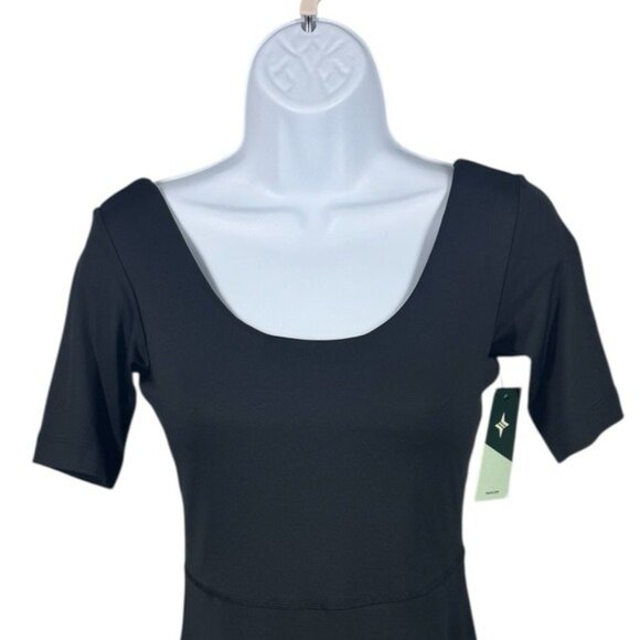 Tuckernuck Sport Rosemary Dress Black Step In Athletic NWT Size S Tennis Prep - Picture 7 of 12